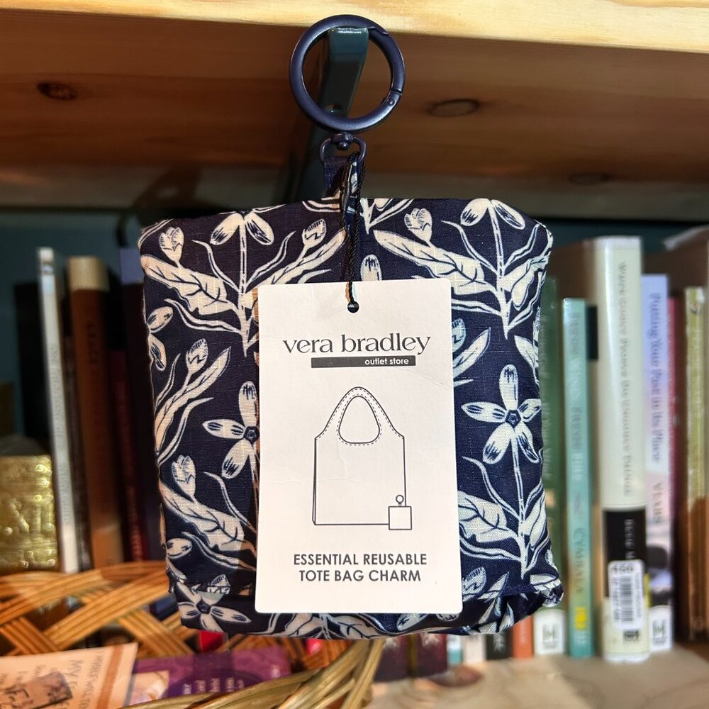 Vera Bradley reusable tote bag charm